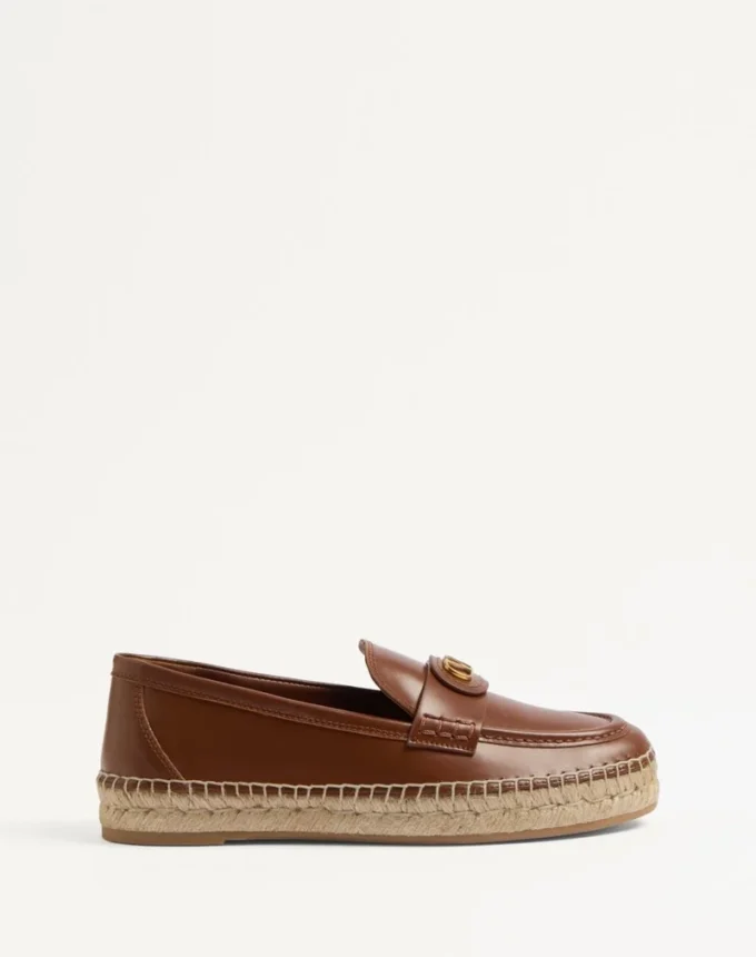 Mocasini Vlogo Signature din piele de vițel 20 mm
