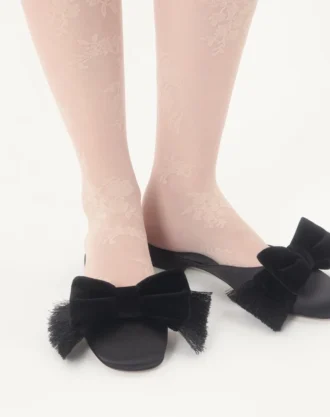 Mule din satin Reinette