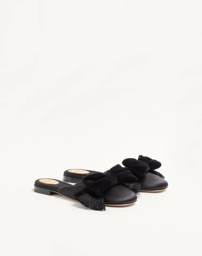 Mule din satin Reinette