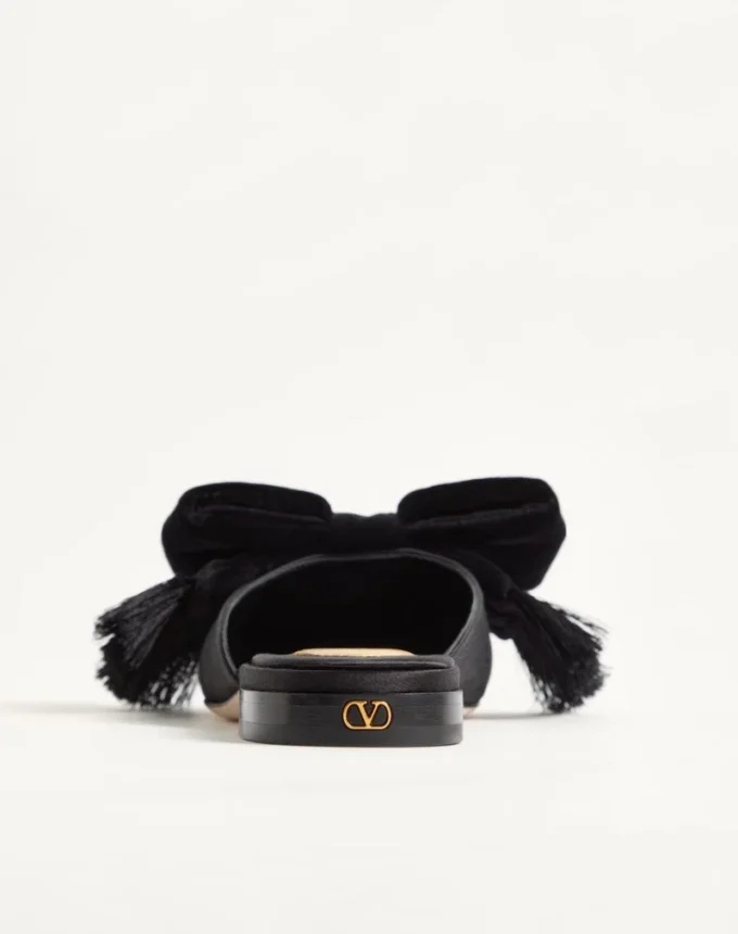 Mule din satin Reinette