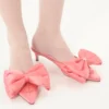 Mule din satin Yolande 45 mm Mule din satin Yolande 45 mm