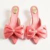 Mule din satin Yolande 45 mm Mule din satin Yolande 45 mm