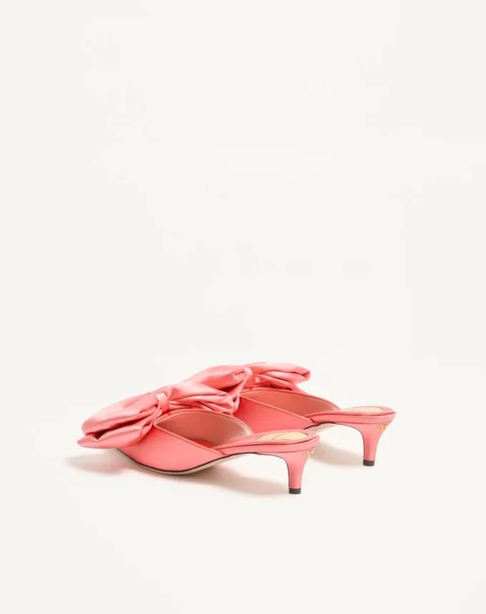 Mule din satin Yolande 45 mm Mule din satin Yolande 45 mm