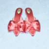 Mule din satin Yolande 45 mm Mule din satin Yolande 45 mm