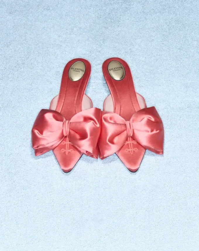 Mule din satin Yolande 45 mm Mule din satin Yolande 45 mm