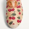 Mule Vlogo Signature cu motiv Cherryfic 25 mm Mule Vlogo Signature cu motiv Cherryfic 25 mm