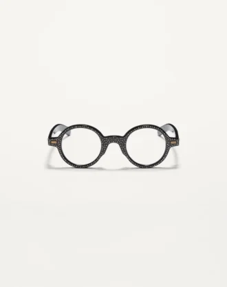 Ochelari Bizarre Circle cu cristale din acetat