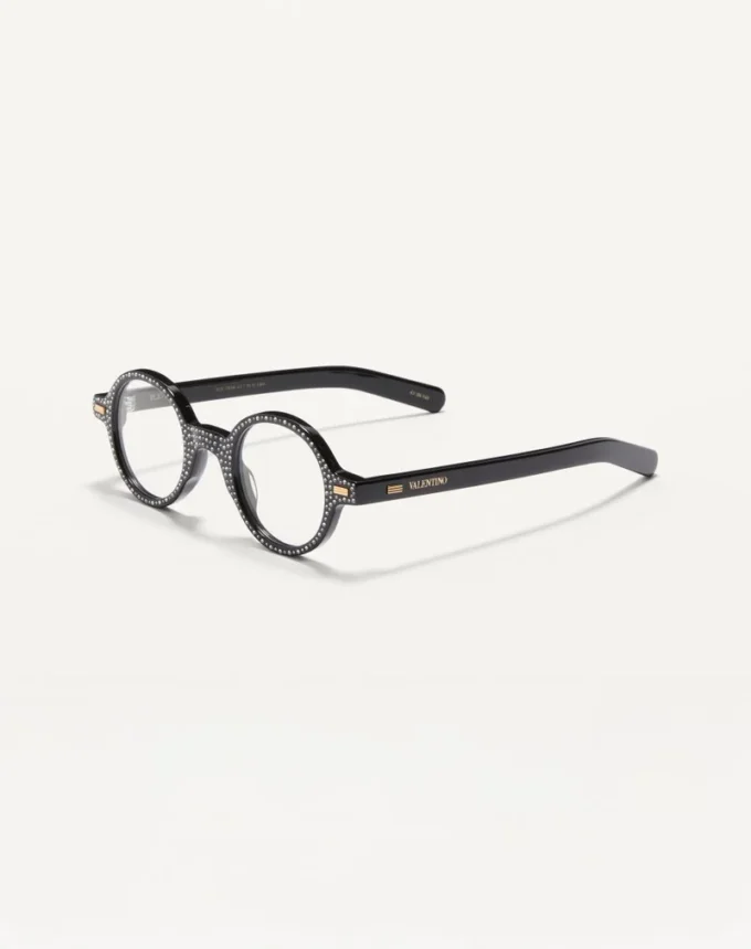 Ochelari Bizarre Circle cu cristale din acetat Ochelari Bizarre Circle cu cristale din acetat
