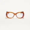 Ochelari dreptunghiulari din acetat, în stilul anilor ’70 Ochelari dreptunghiulari din acetat, în stilul anilor ’70