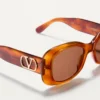 Ochelari dreptunghiulari din acetat, în stilul anilor ’70 Ochelari dreptunghiulari din acetat, în stilul anilor ’70