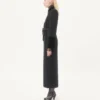 Palton compact drapat Palton compact drapat