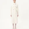 Palton compact drapat Palton compact drapat