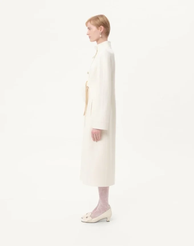 Palton compact drapat Palton compact drapat