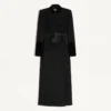 Palton compact drapat Palton compact drapat