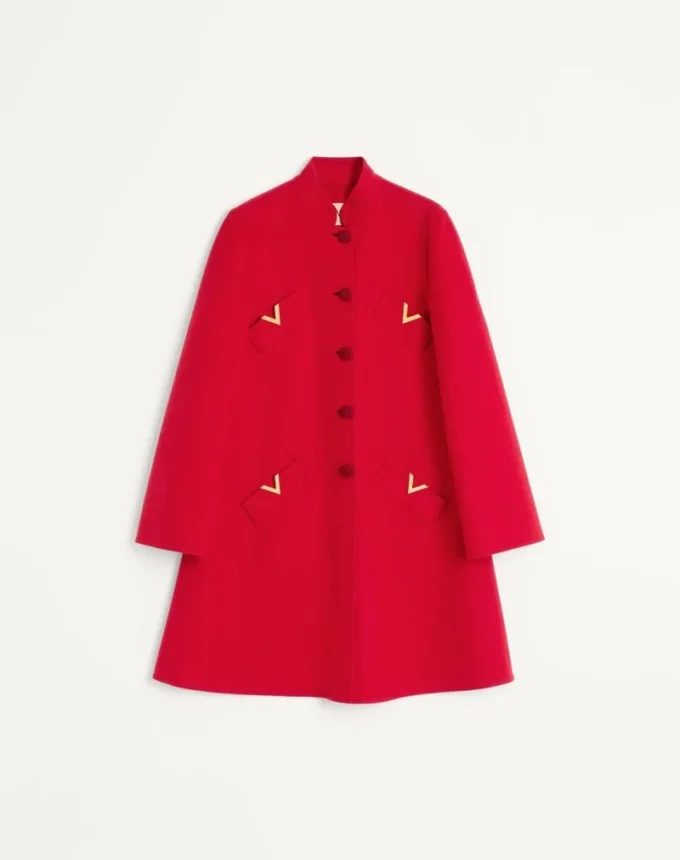 Palton compact drapat Palton compact drapat