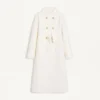 Palton compact drapat Palton compact drapat