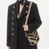 Palton cu două rânduri de nasturi din lână dublă Valentino Palton cu două rânduri de nasturi din lână dublă Valentino