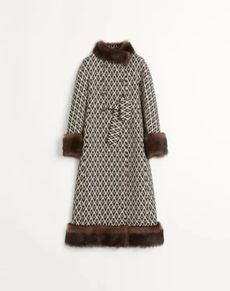 Palton Tout La V Jacquard Palton Tout La V Jacquard