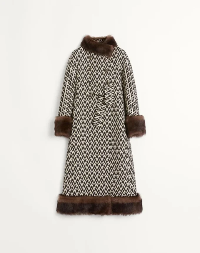 Palton Tout La V Jacquard Palton Tout La V Jacquard