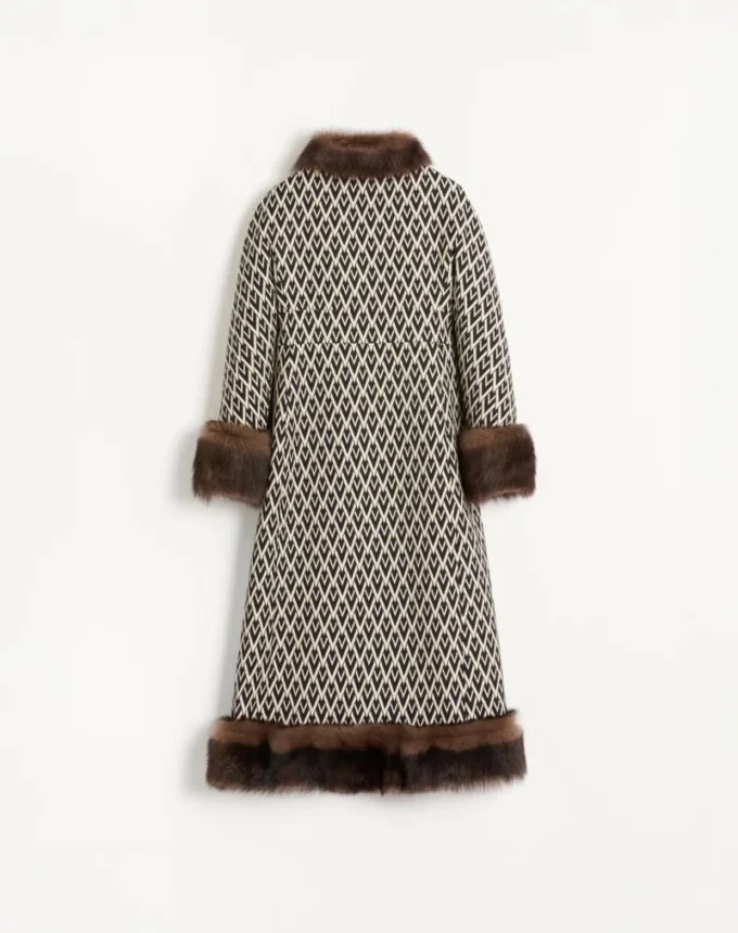 Palton Tout La V Jacquard Palton Tout La V Jacquard