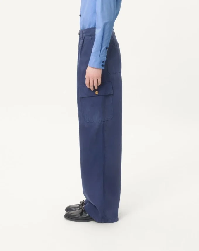 Pantaloni cargo din denim Pantaloni cargo din denim
