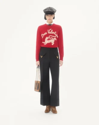 Pantaloni Crepe Couture
