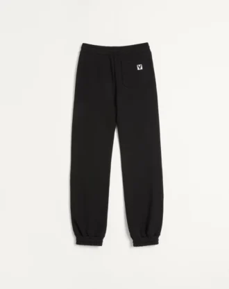 Pantaloni de jogging din bumbac cu patch Chez Valentino