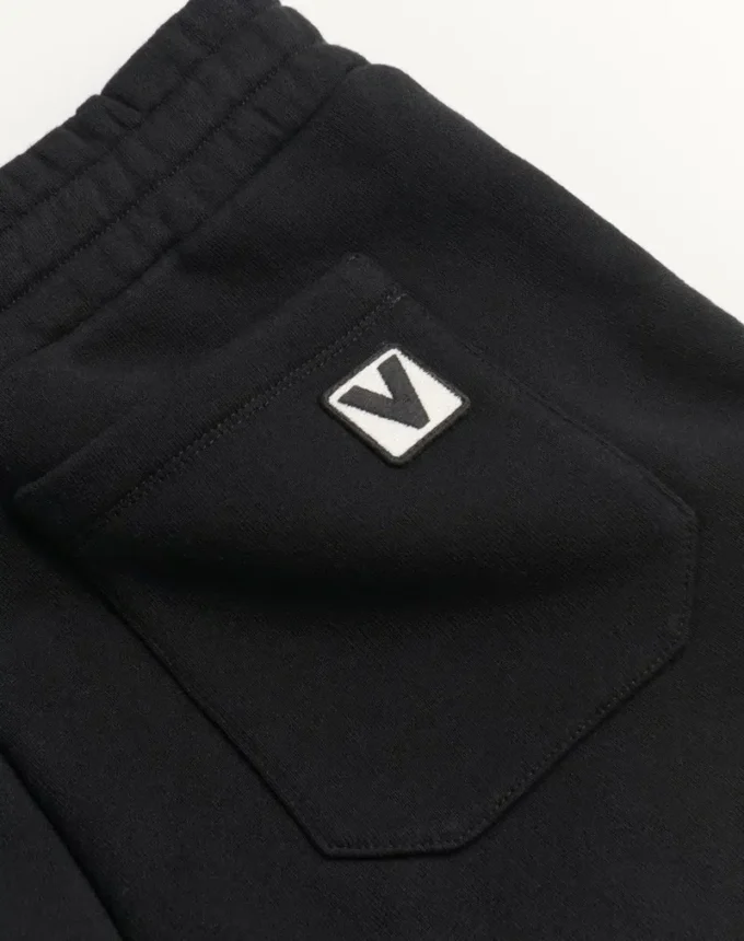 Pantaloni de jogging din bumbac cu patch Chez Valentino Pantaloni de jogging din bumbac cu patch Chez Valentino
