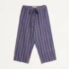 Pantaloni de pijama din in cu imprimeu Voyage Imaginaire