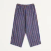 Pantaloni de pijama din in cu imprimeu Voyage Imaginaire