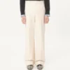 Pantaloni din bumbac cu manșete Pantaloni din bumbac cu manșete