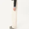 Pantaloni din bumbac cu manșete Pantaloni din bumbac cu manșete