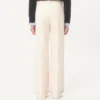 Pantaloni din bumbac cu manșete Pantaloni din bumbac cu manșete