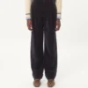 Pantaloni din catifea de bumbac și in spălat Pantaloni din catifea de bumbac și in spălat