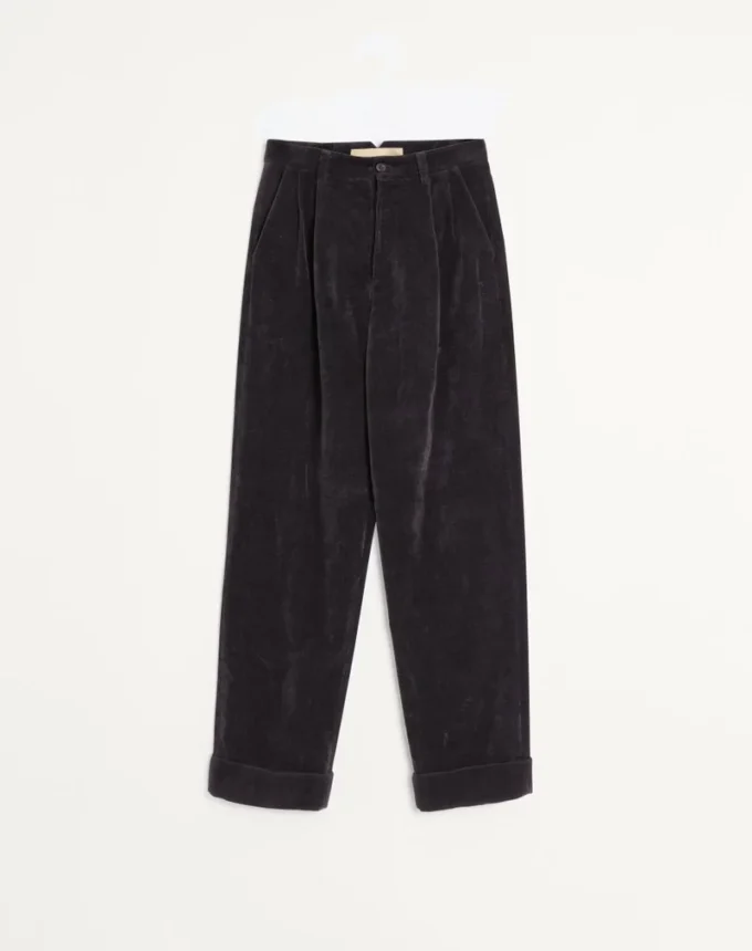 Pantaloni din catifea de bumbac și in spălat Pantaloni din catifea de bumbac și in spălat