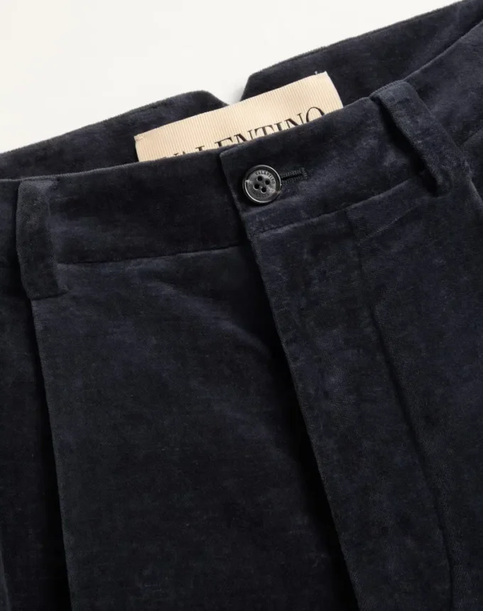 Pantaloni din catifea de bumbac și in spălat Pantaloni din catifea de bumbac și in spălat