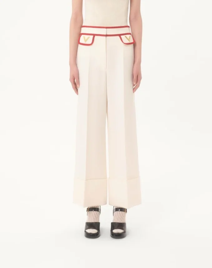 Pantaloni din crep Couture Pantaloni din crep Couture