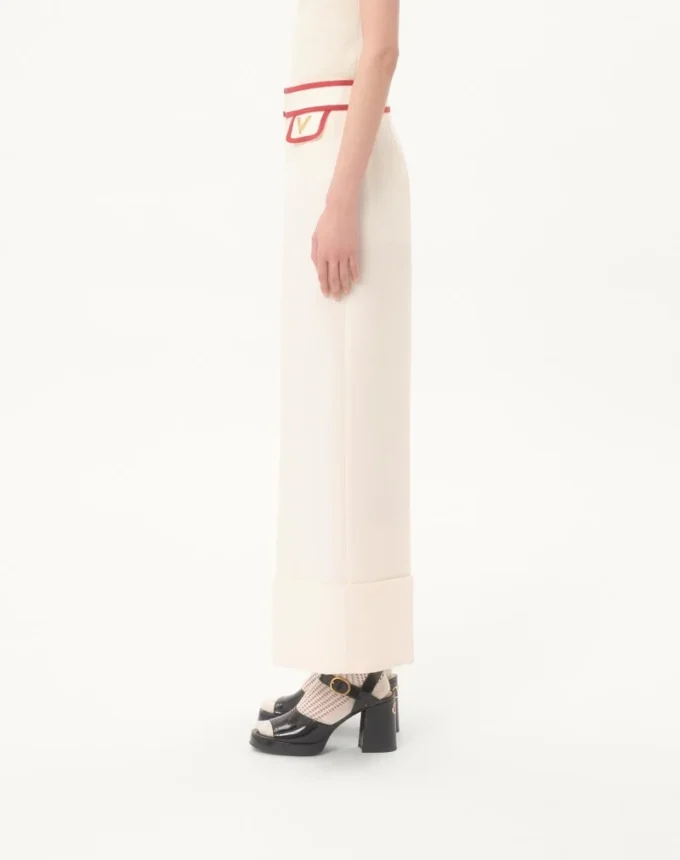 Pantaloni din crep Couture Pantaloni din crep Couture