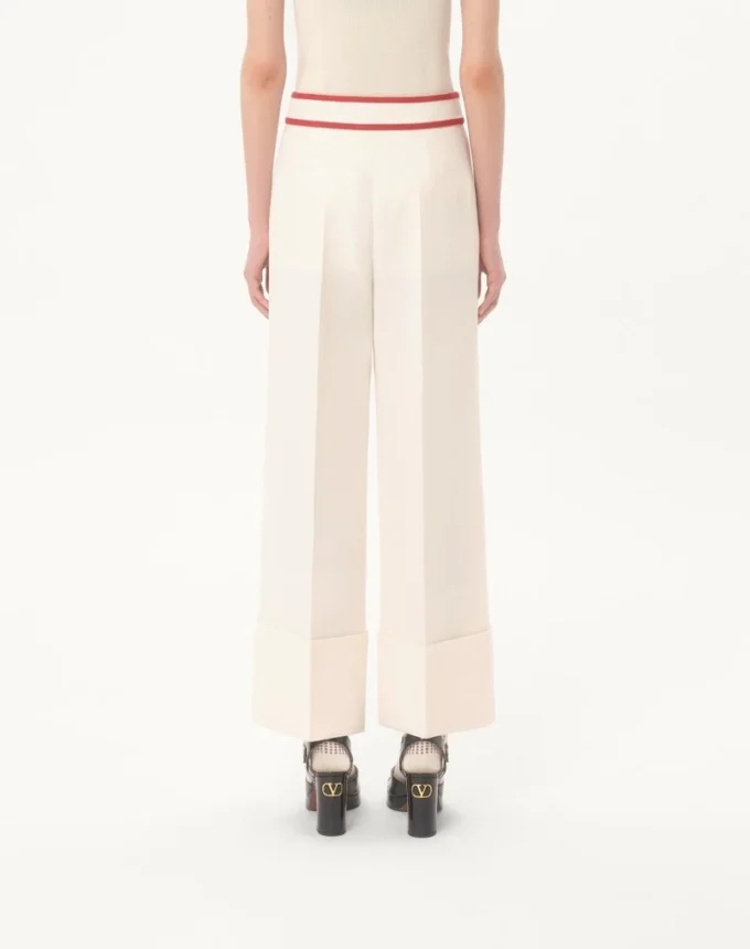 Pantaloni din crep Couture Pantaloni din crep Couture