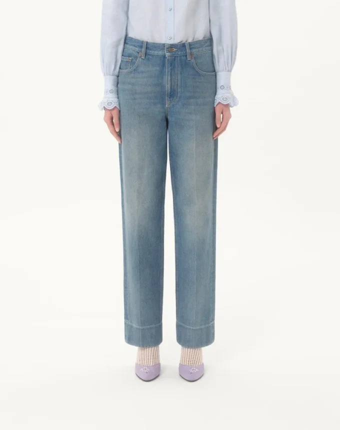 Pantaloni din denim Pantaloni din denim