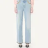 Pantaloni din denim brodați Pantaloni din denim brodați
