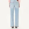 Pantaloni din denim brodați Pantaloni din denim brodați