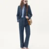 Pantaloni din denim chambray Pantaloni din denim chambray
