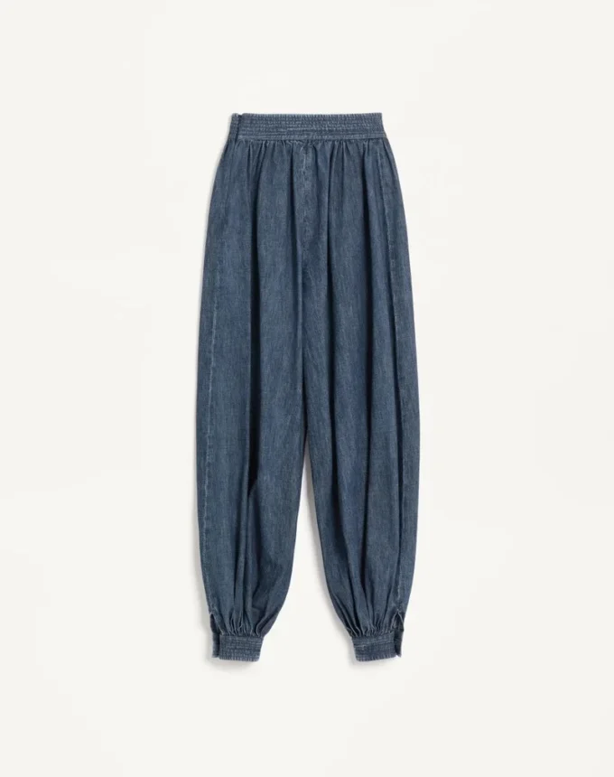 Pantaloni din denim chambray Pantaloni din denim chambray