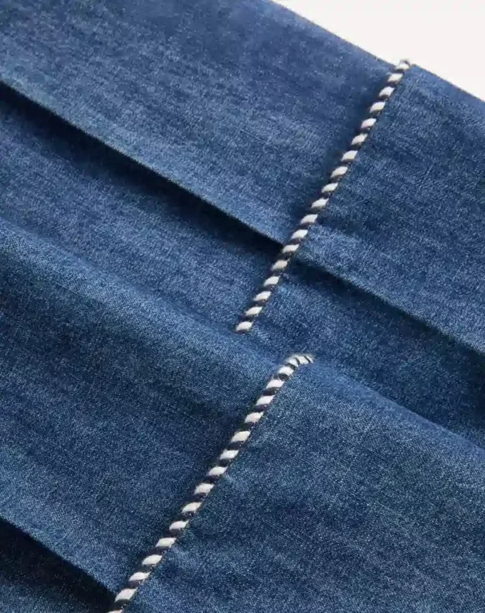 Pantaloni din denim chambray Pantaloni din denim chambray