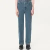 Pantaloni din denim cu cabochon Pantaloni din denim cu cabochon
