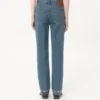 Pantaloni din denim cu cabochon Pantaloni din denim cu cabochon