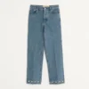 Pantaloni din denim cu cabochon Pantaloni din denim cu cabochon