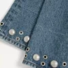 Pantaloni din denim cu cabochon Pantaloni din denim cu cabochon