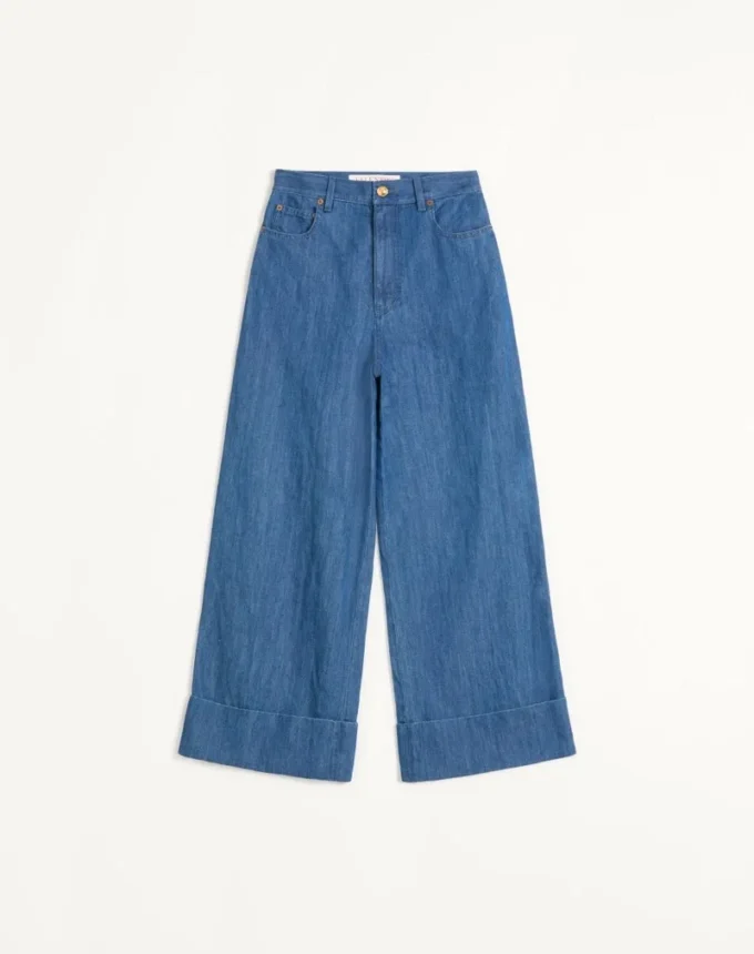 Pantaloni din denim ușor Pantaloni din denim ușor